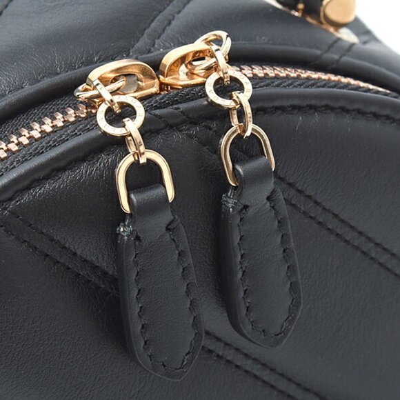 BVLGARI Black Leather Backpack - Picture 7 of 10